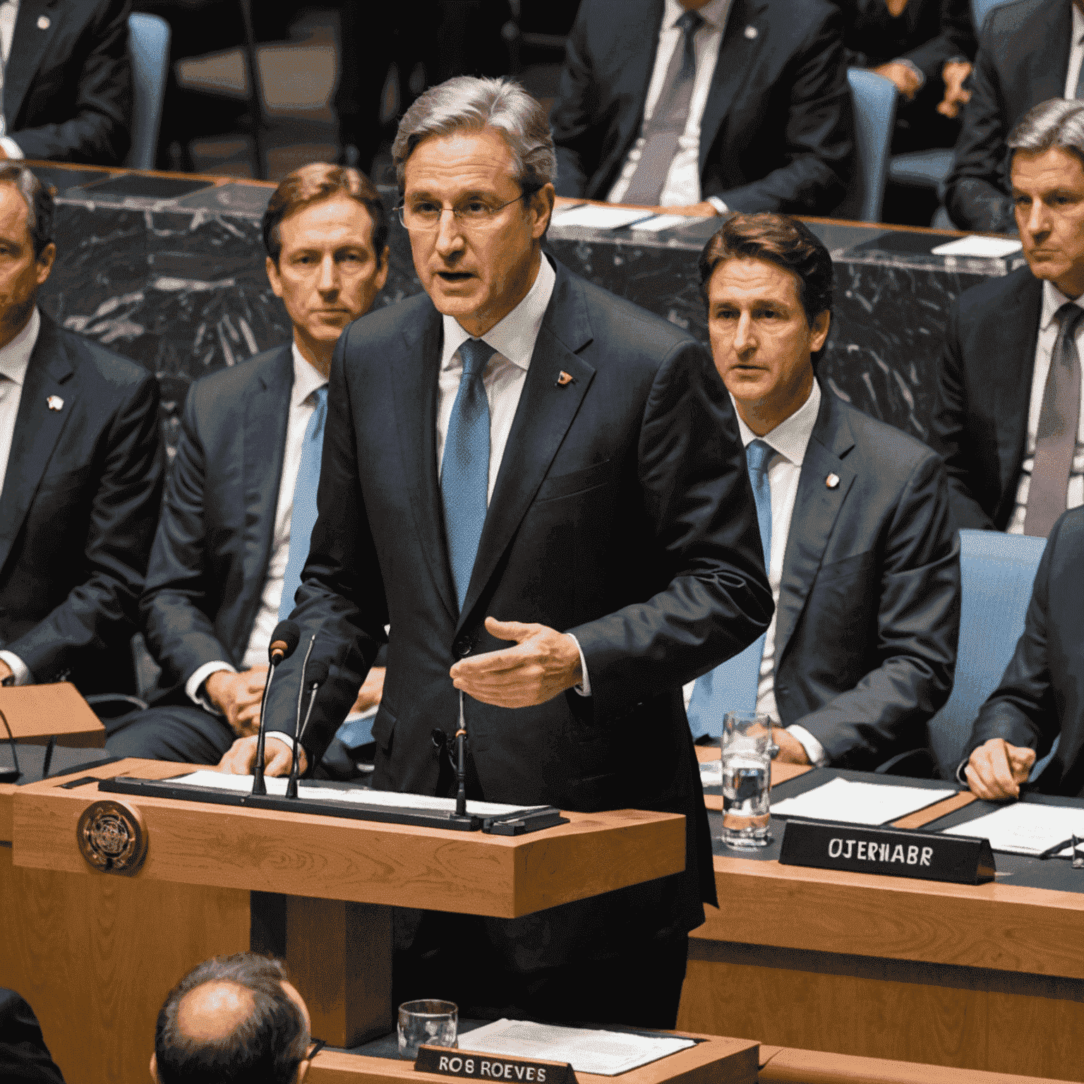 Canadian Foreign Minister addressing the United Nations General Assembly